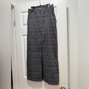 SO women’s Charcoal Checkered Dress skirt